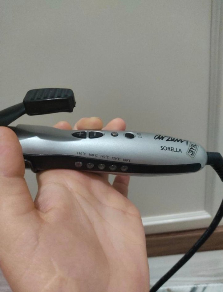 Siyah Saç Düzleştirici - Görsel 2