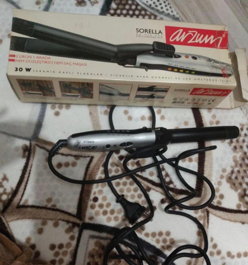 Siyah Saç Düzleştirici - Görsel 3