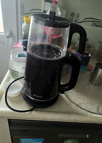 Homend Royaltea 1744h Siyah Çay Makinesi - Görsel 4