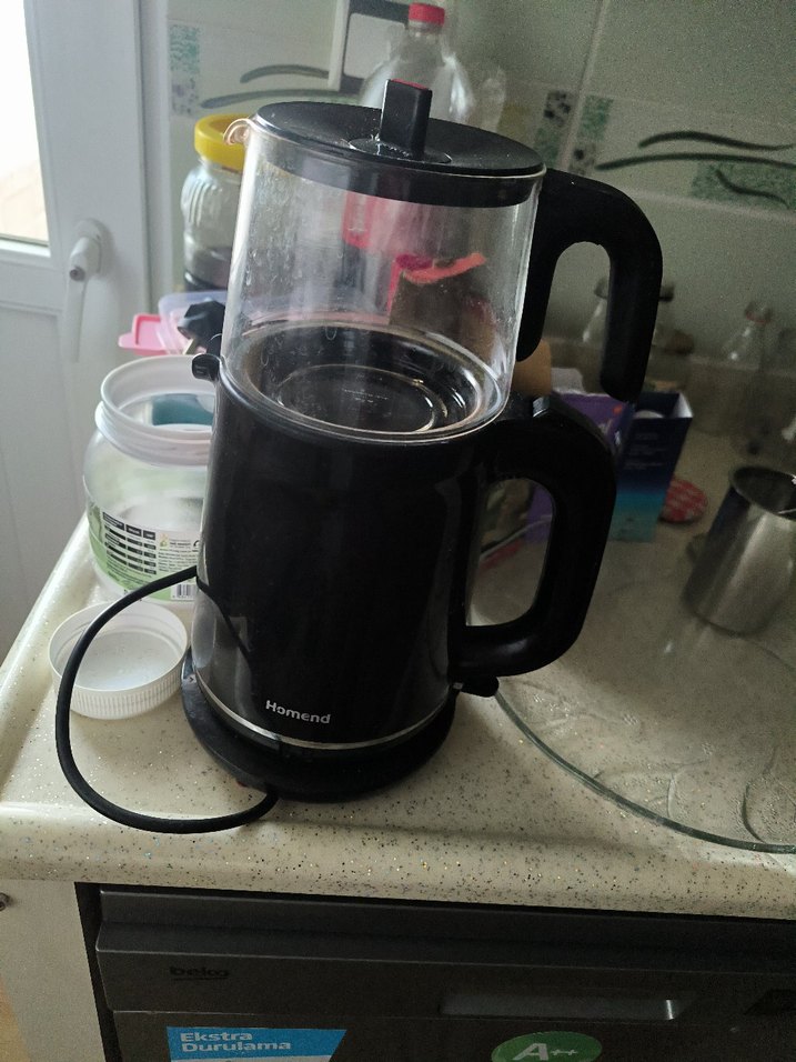 Homend Royaltea 1744h Siyah Çay Makinesi - Görsel 4