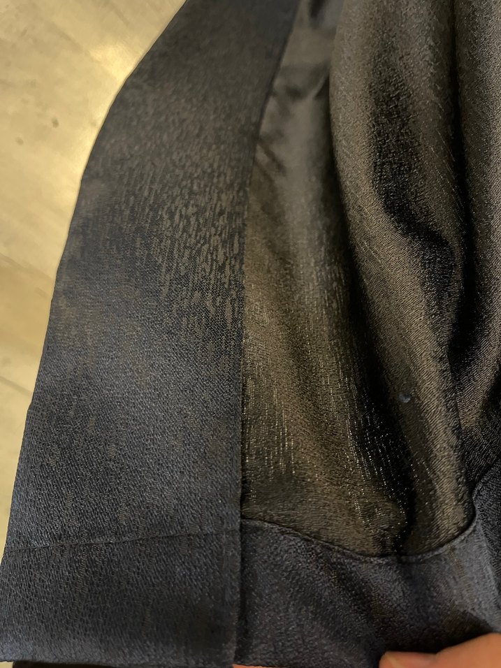 Nakışlı Lacivert Perde - Görsel 5