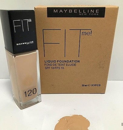 MAYBELLİNE FİT ME FONDÖTEN NO=120