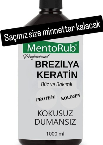 Diğer MentoRub Brezilya Keratin Saç Bakım Kremi 1000ml