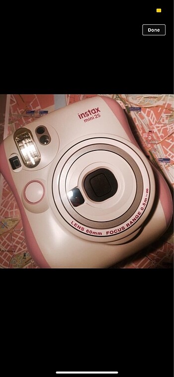 FUJIFILM Instax Mini-25 Pembe Polaroid Fotograf Makinesi + 20 Fi