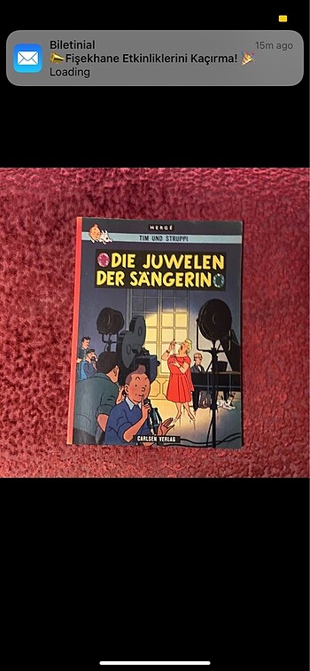 DIE JUWELEN DER SANGERIN by Herge German / Almanca kitap Ten Ten