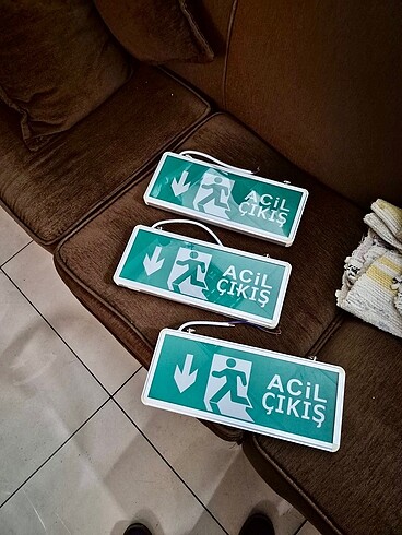 Işıklı Acil Çıkış Tabelası / Levhası