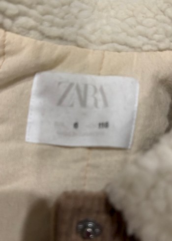 Kız Çocuk Kahverengi Süet Düğmeli Ceket - Görsel 4