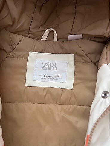 5 Yaş Beden Zara mont