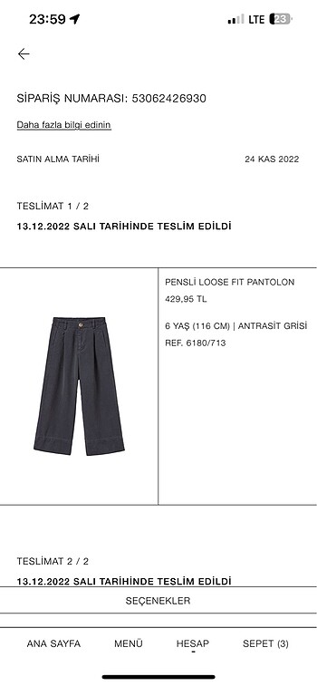 Zara pantolon - Görsel 8