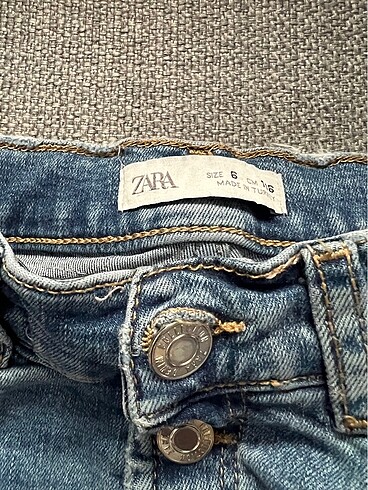 Zara kız çocuk kot pantolon - Görsel 3