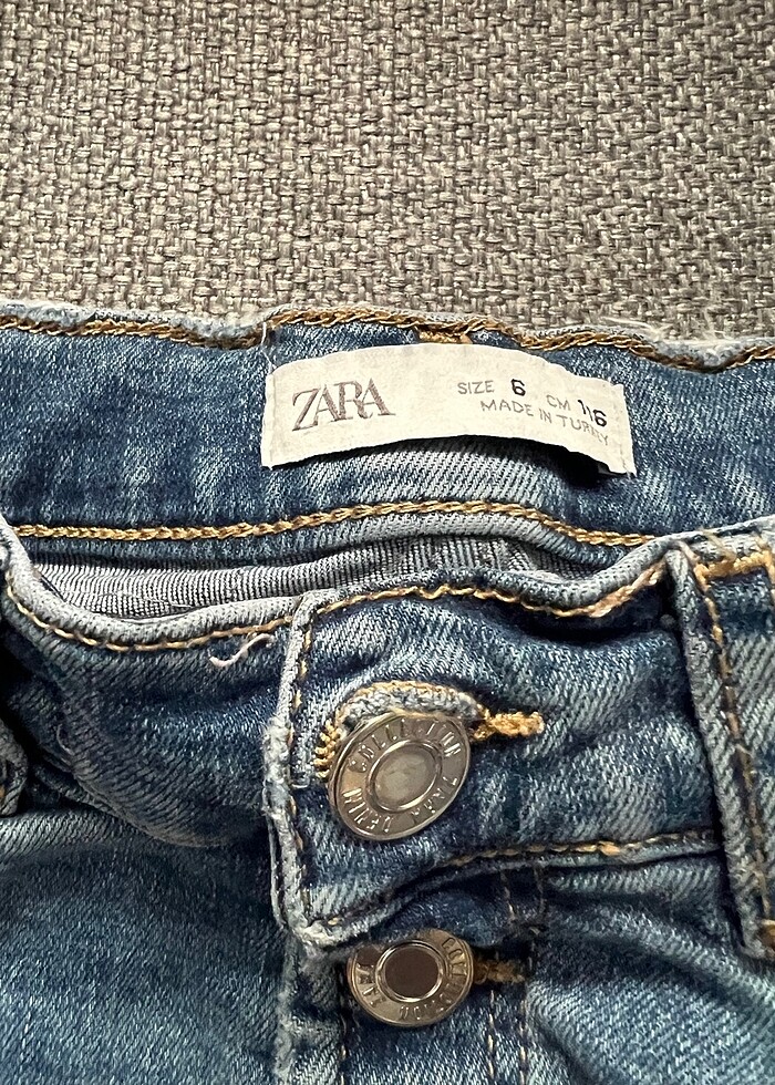 Zara kız çocuk kot pantolon - Görsel 3