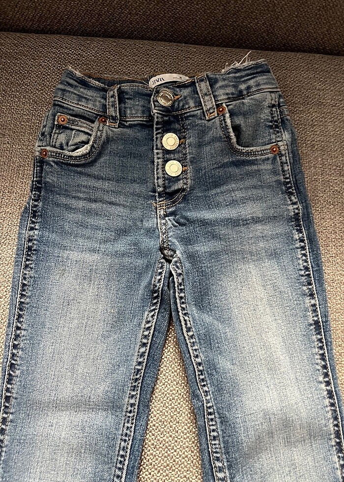 Zara kız çocuk kot pantolon - Görsel 2