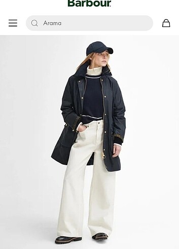 s Beden lacivert Renk Barbour long beadnell uk 10 navy