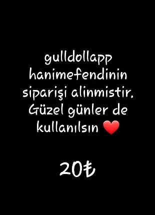 sipariş 