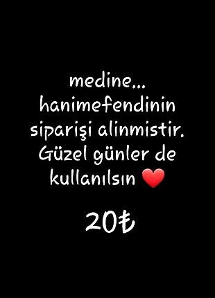 sipariş 