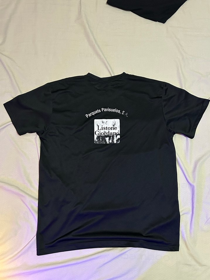 Siyah Baskılı Biker Tişört - Görsel 5