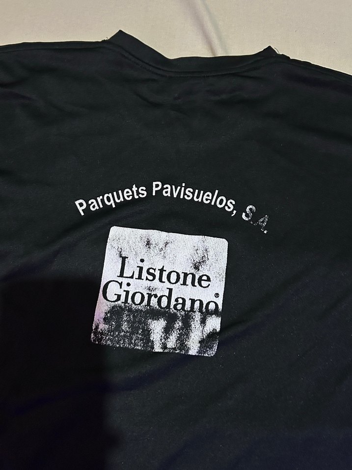 Siyah Baskılı Biker Tişört - Görsel 4