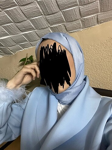 Abiye 36-38 beden scuba kumaş taşlı düğme tüylü kol şal ve iç badisi d