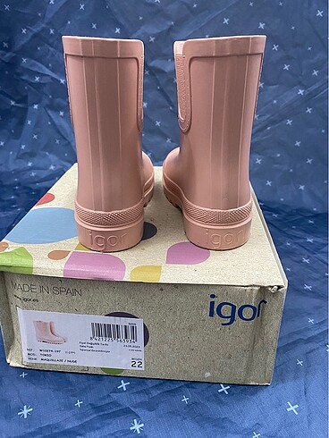 22 Beden pembe Renk Igor Tokio Yağmur Çizmesi