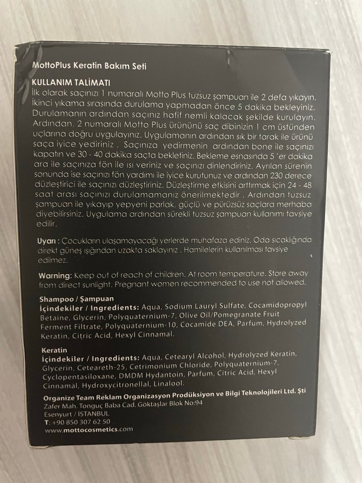 Motta Plus Keratin Saç Bakım Seti - Görsel 2