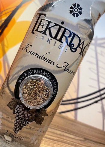 Tekirdağ Rakısı Şişesi - Vintage Tasarım - Görsel 2