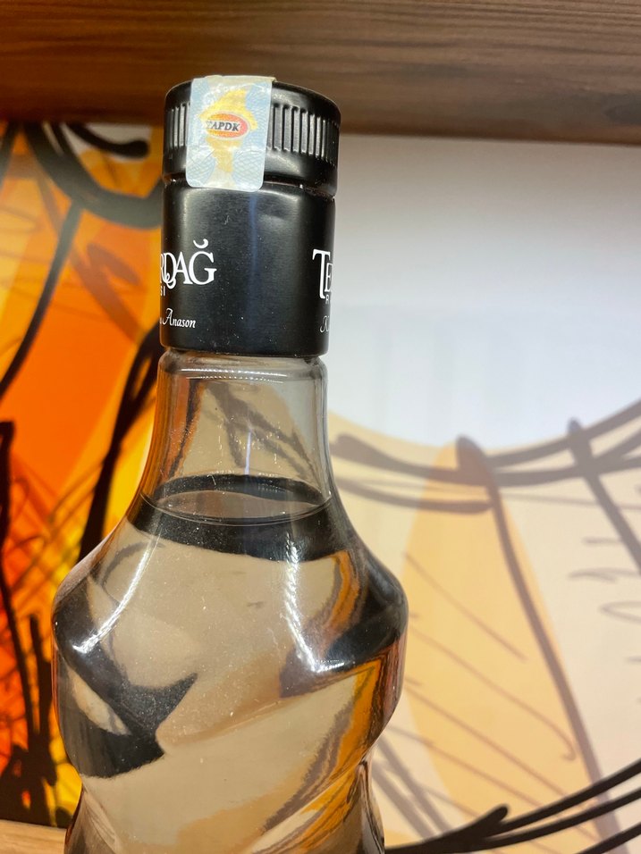 Tekirdağ Rakısı Şişesi - Vintage Tasarım - Görsel 3