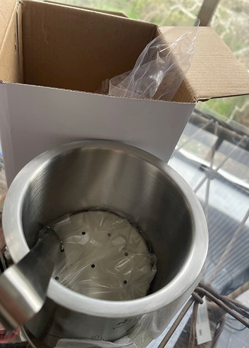 Yeni Rakı Serisi Gri Çelik Buz Kovası - Görsel 2