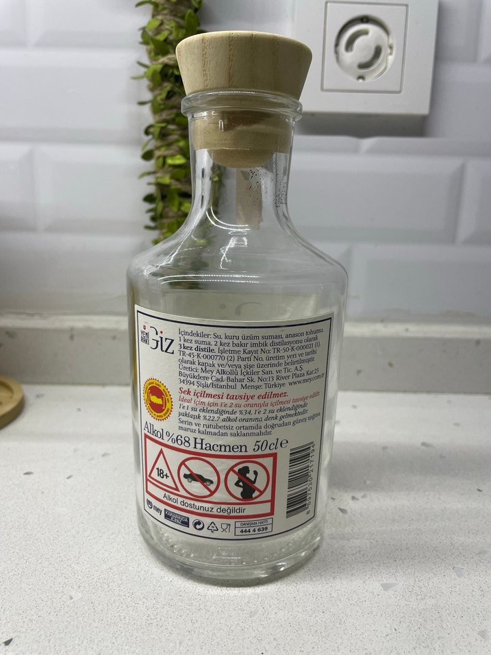 Yeni Rakı Giz Kraft Rakı No.2 68° - Görsel 2