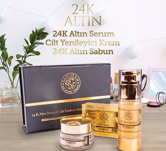 24K ALTIN BAKIM SETİ