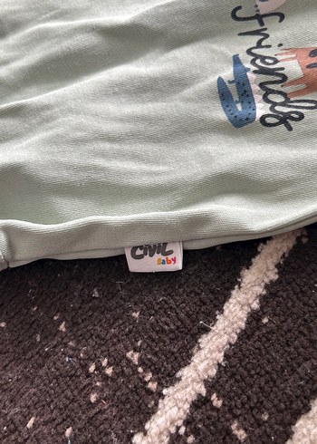 Yeşil Safari Baskılı Erkek Bebek Uzun Kollu Body - Görsel 2