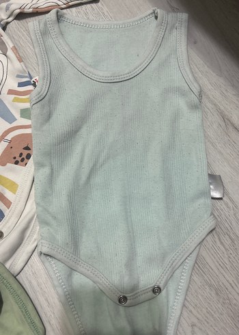 Uzun Kollu Pamuklu Bebek Body Seti - Görsel 4