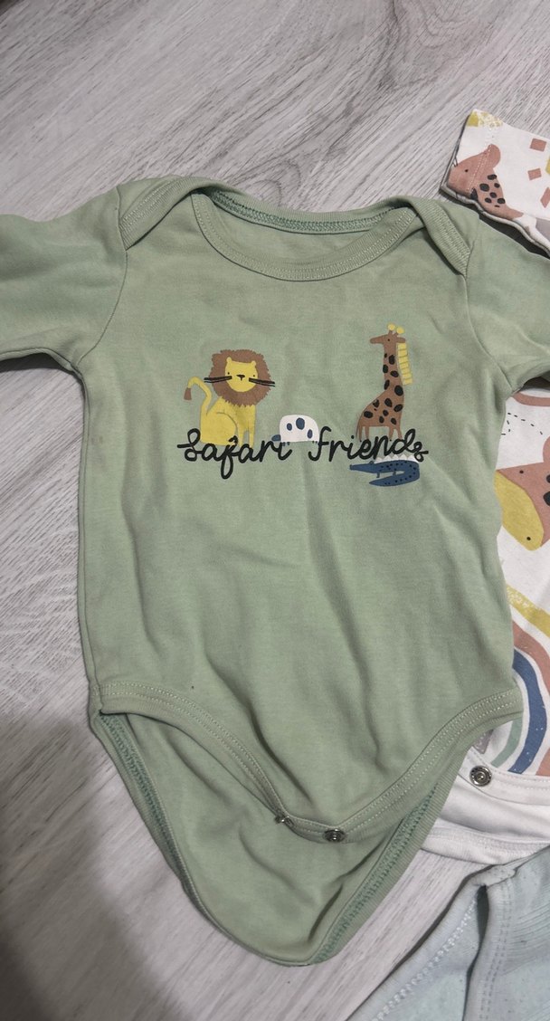 Uzun Kollu Pamuklu Bebek Body Seti - Görsel 2