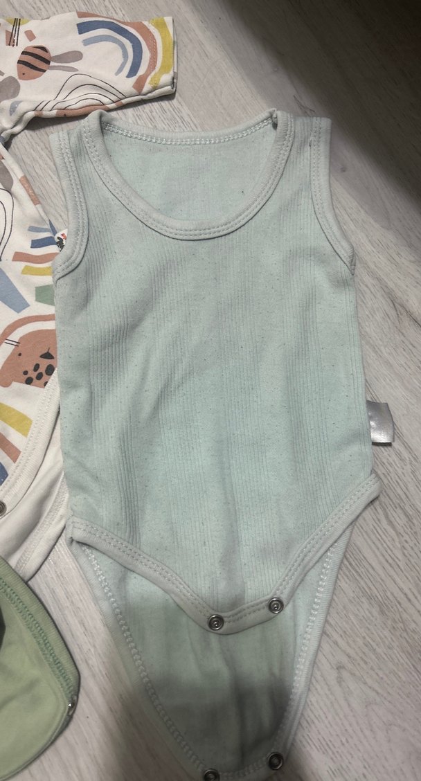 Uzun Kollu Pamuklu Bebek Body Seti - Görsel 4