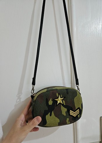 Zara Kamuflaj Desen Kadın Çanta