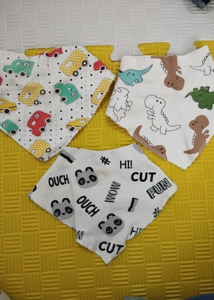 bebek yakalık önlük - Görsel 3