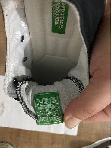 38 Beden siyah Renk BENETTON CONVERSE