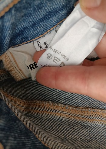 Kadın Mavi Denim Kot Pantolon - Görsel 10