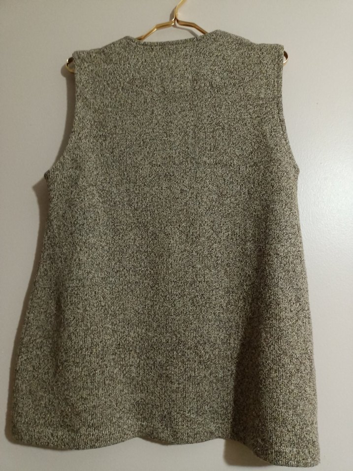 Gri Kolsuz Triko Kadın Süveter - Görsel 4