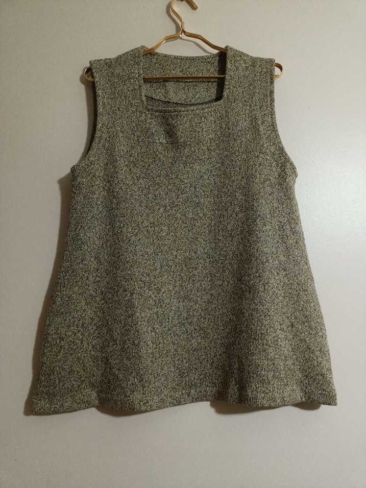 Gri Kolsuz Triko Kadın Süveter - Görsel 3