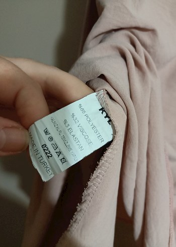 Bej Düğmeli Uzun Tunik - Görsel 4