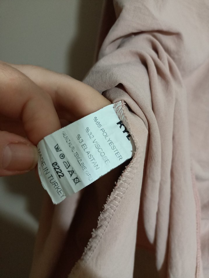 Bej Düğmeli Uzun Tunik - Görsel 4