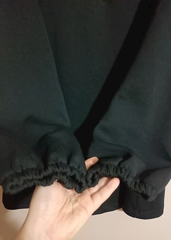 Kadın Siyah Fermuarlı Yarım Boğaz Sweatshirt - Görsel 8