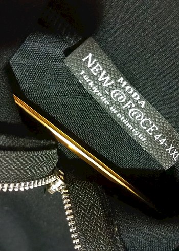 Siyah Yüksek Yakalı Kadın Sweatshirt - Görsel 7