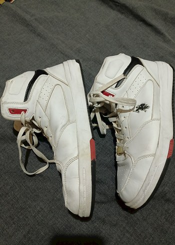 Beyaz Bağcıklı Erkek Spor Ayakkabı - Görsel 3