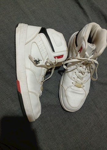 Beyaz Bağcıklı Erkek Spor Ayakkabı - Görsel 2