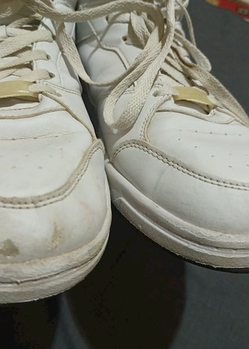 Beyaz Bağcıklı Erkek Spor Ayakkabı - Görsel 8