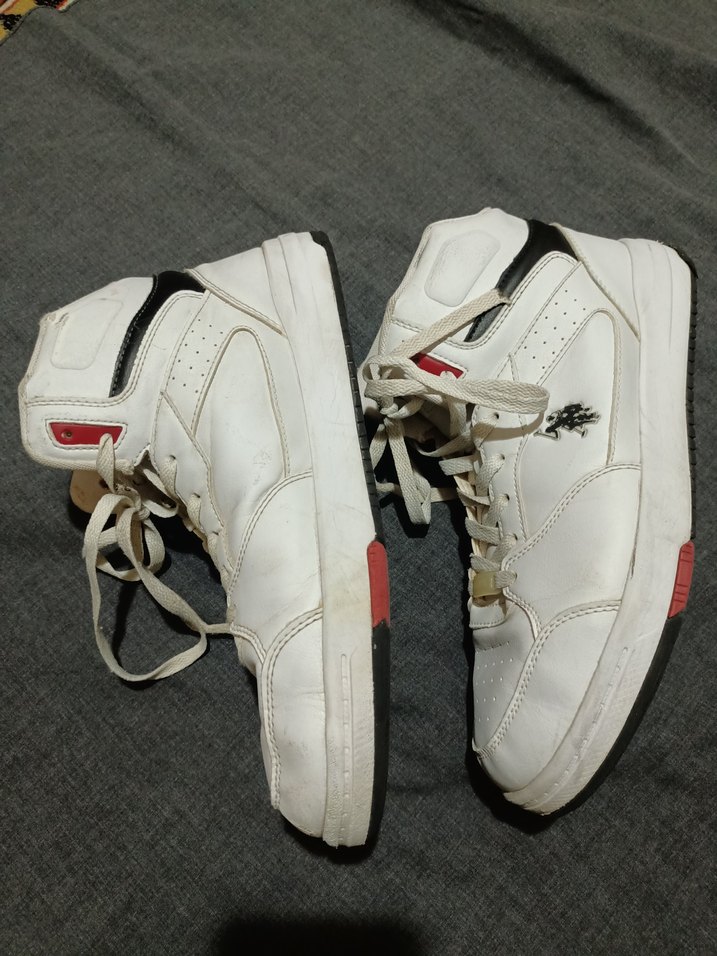 Beyaz Bağcıklı Erkek Spor Ayakkabı - Görsel 3