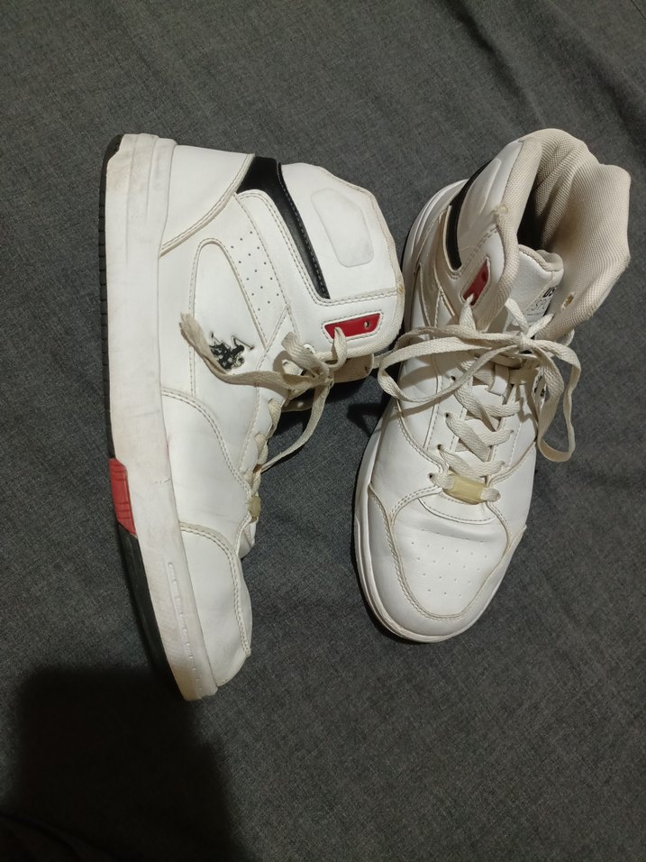 Beyaz Bağcıklı Erkek Spor Ayakkabı - Görsel 2