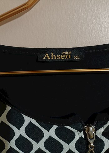 Siyah Desenli Uzun Kollu Kadın Tunik hırka - Görsel 8