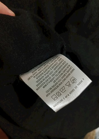 V Yaka Siyah Triko Goth Kadın Kazak - Görsel 9